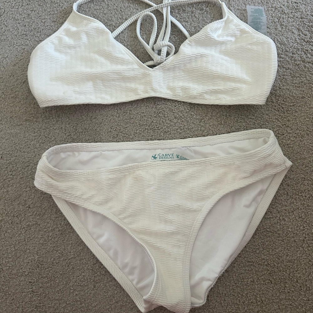 Carve Designs White Bikini Set